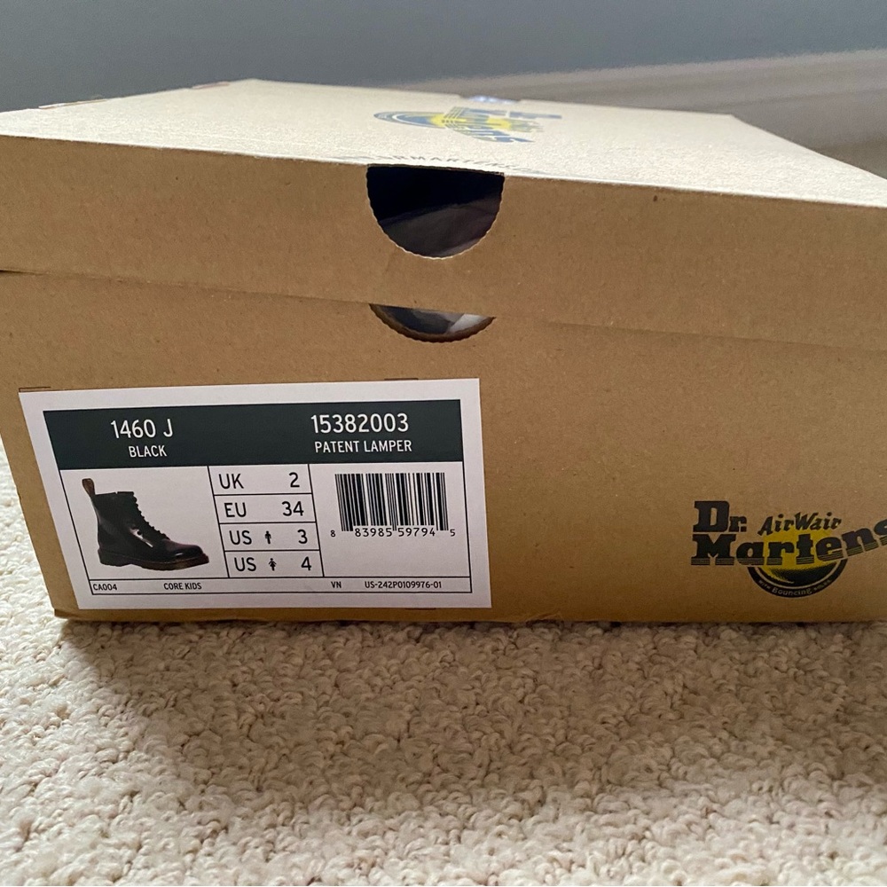 Dr. Martens Patent Leather Lace-Up Boots - Picture 4 of 5